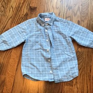 Hanna Anderson Boys Flannel Shirt sz 110 EUC